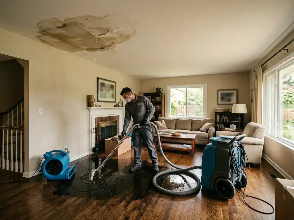 attic-pipe-burst-ceiling-drip-008 — frequently asked questions, Water Damage Restoration & Carpet Care in North Potomac, MD